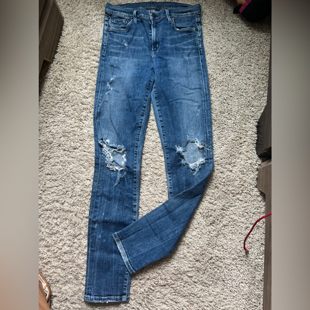 citizens of humanity jeans rocket ripped